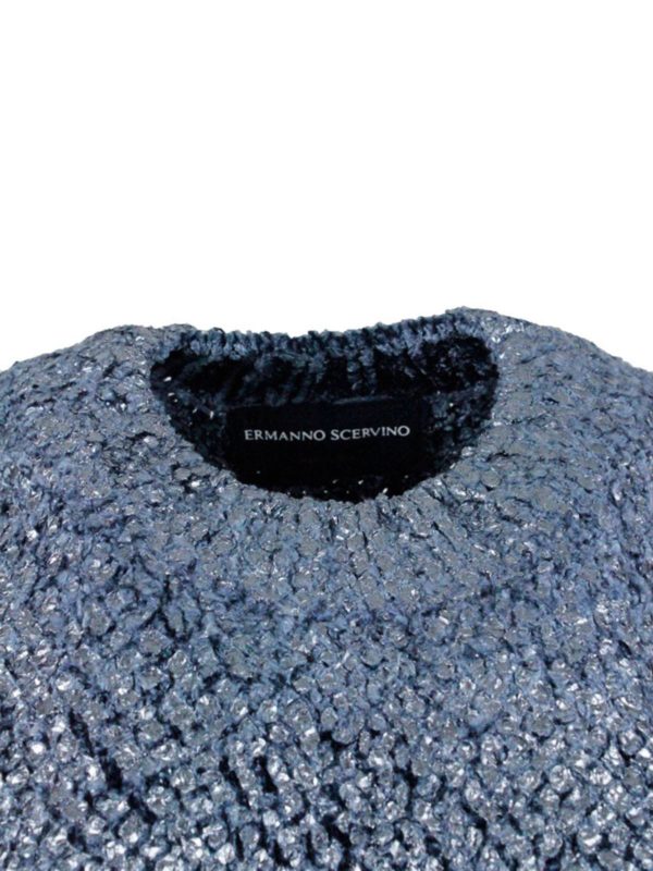 iKRIX ERMANNO SCERVINO: Pull col rond - Pull Col Rond - Bleu