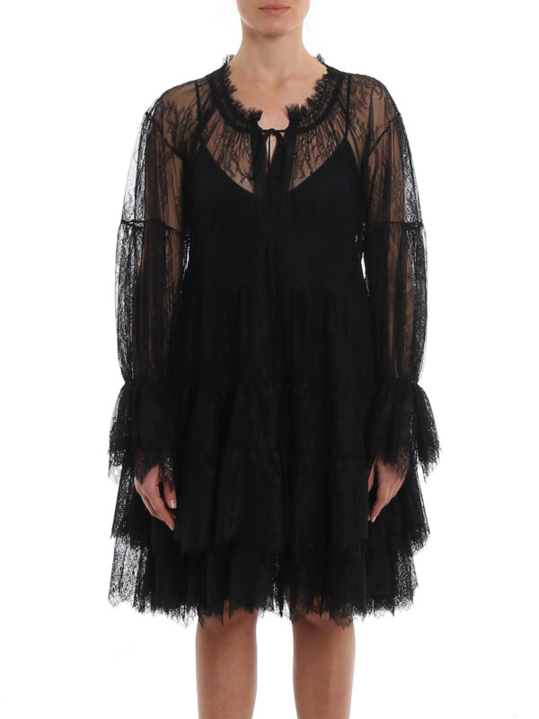 iKRIX ERMANNO SCERVINO: Robe longueur genou - Robe Au Genou - Noir