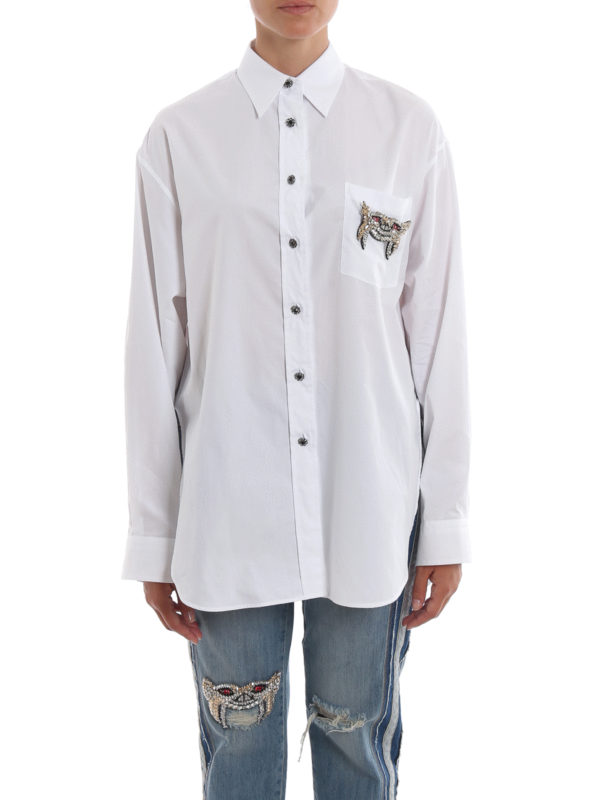 iKRIX ERMANNO SCERVINO: Chemises - Chemise - Blanc