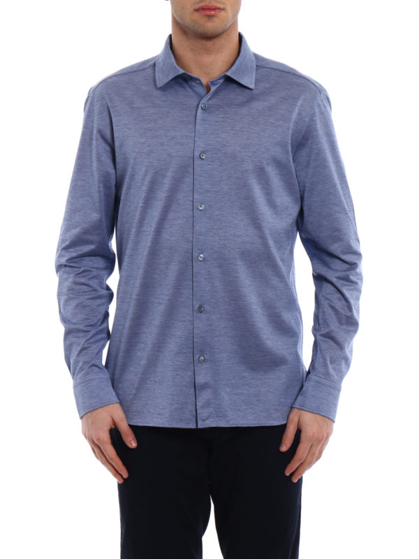 iKRIX ERMENEGILDO ZEGNA: Hemden - Hemd - Hellblau