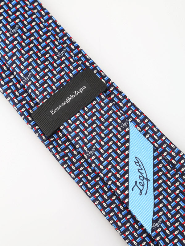 Ermenegildo Zegna ネクタイ - ブルー - ブルー|Z6W061L7F