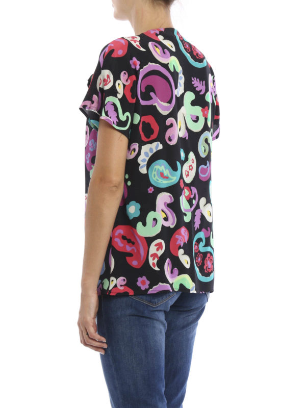 iKRIX ETRO: blouses - Self-scarf funny blouse