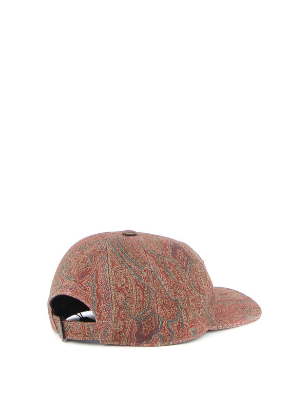 iKRIX ETRO: hats & caps - Paisley baseball cap with rubber logo patch