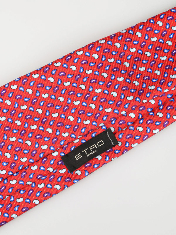 iKRIX ETRO: Corbatas y pajaritas - Corbata - Rojo