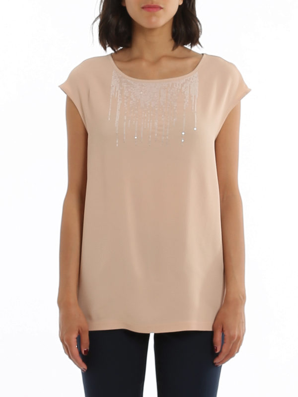 iKRIX FABIANA FILIPPI: blouses - Silk blend crêpe blouse