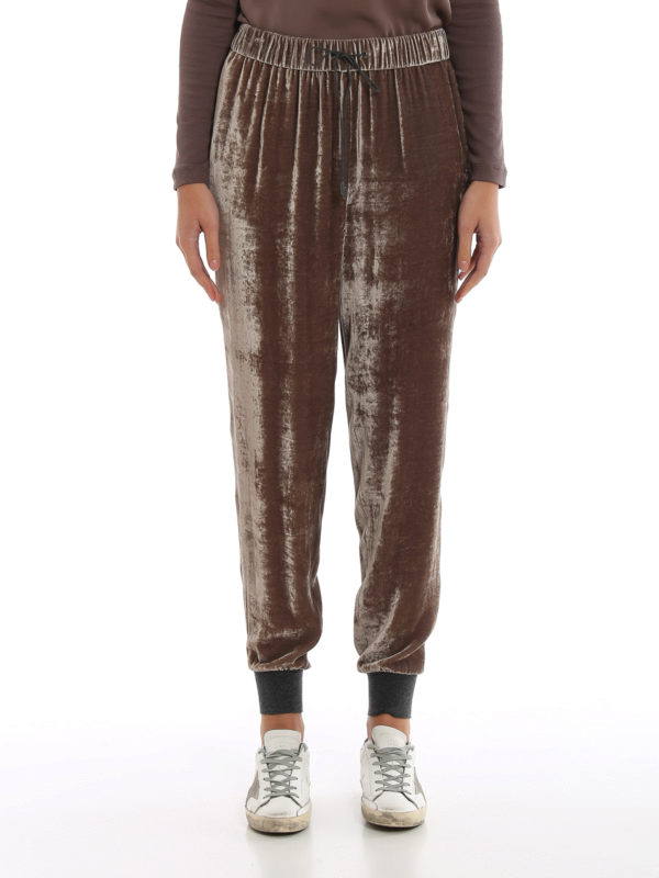 iKRIX FABIANA FILIPPI: Pantalones casual - Pantalón Casual - Marrón Topo