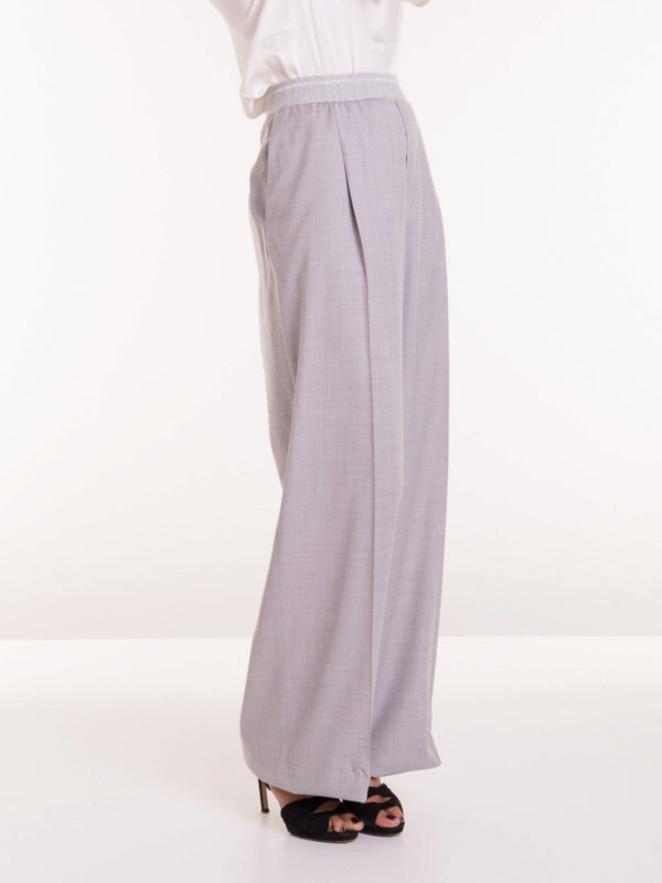 [FABIANA FILIPPI] フレッシュウール プリーツパンツ Women's Dress Pants: Satin & Wool Pants | Fabiana Filippi®