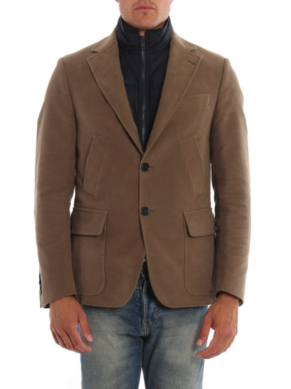 iKRIX FAY: padded jackets - Double fustian jacket with removable vest