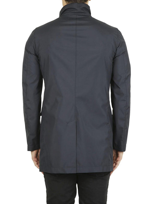 iKRIX FAY: short coats - Blue straight hem raincoat