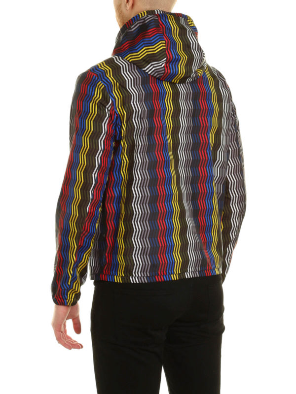 iKRIX FENDI: casual jackets - Zig-zag pattern rain jacket