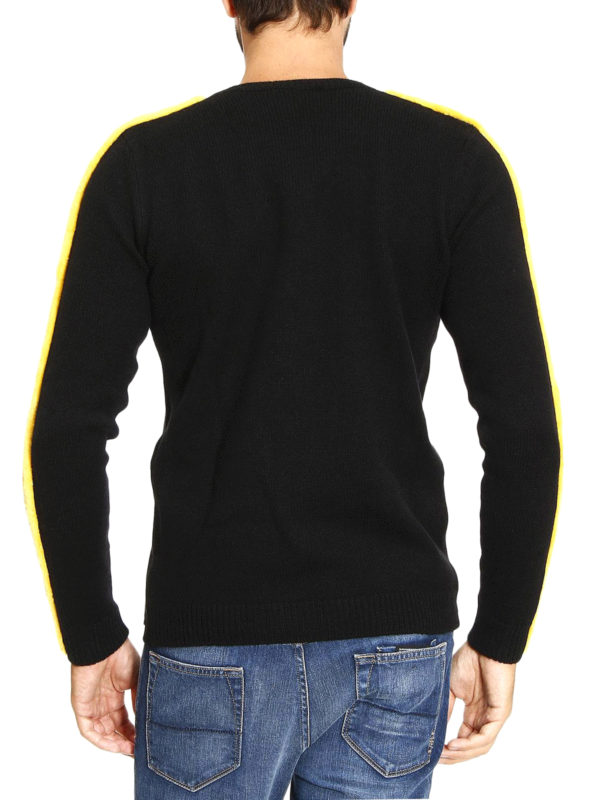 iKRIX FENDI: Strickpullover mit Rundhalsausschnitt - Rundhalspullover - Schwarz