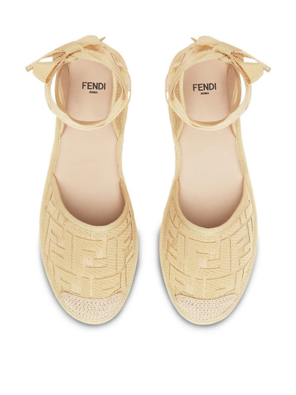 iKRIX FENDI: espadrilles - FF patterned espadrilles