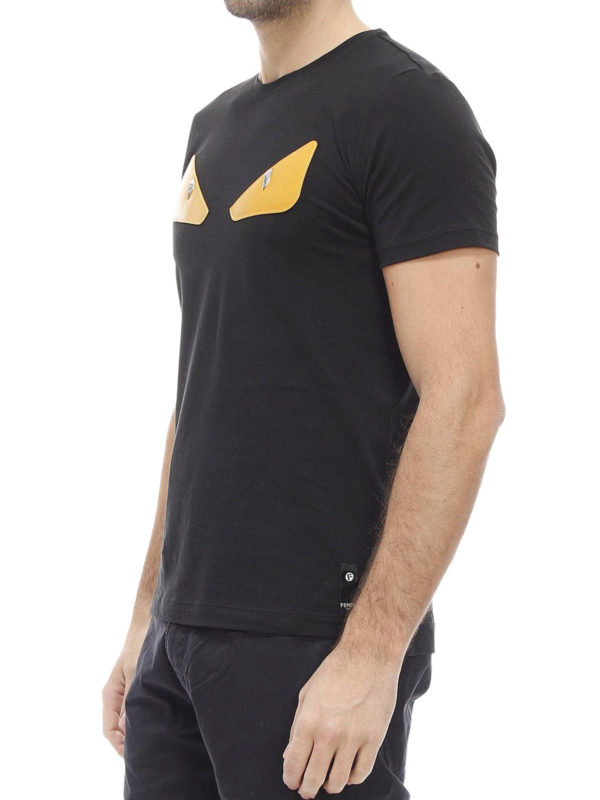 تی شرت Fendi - Bag Bugs Appliqué T-Shirt - Fy07221Jfqa1 | Thebs