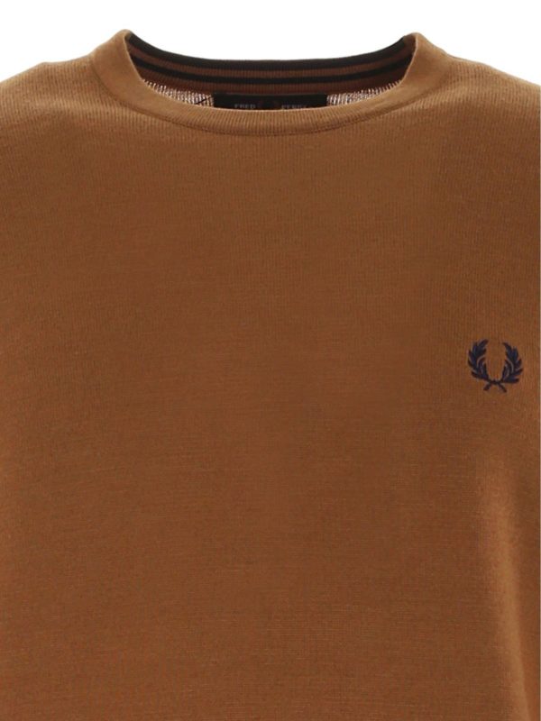 iKRIX FRED PERRY: Pull col rond - Pull Col Rond - Beige
