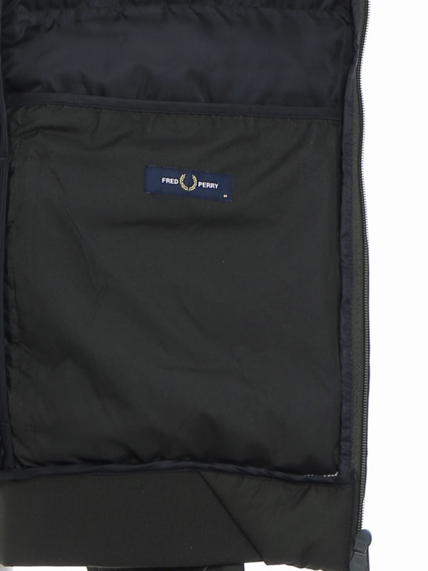 iKRIX FRED PERRY: padded jackets - Ripstop nylon short puffer jacket