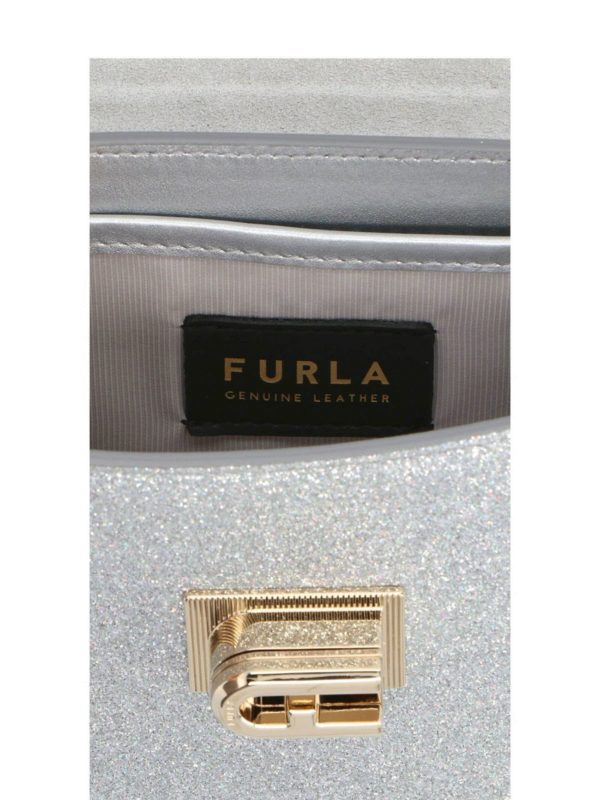 iKRIX FURLA: cross body bags - 1927 mini crossbody bag in silver color