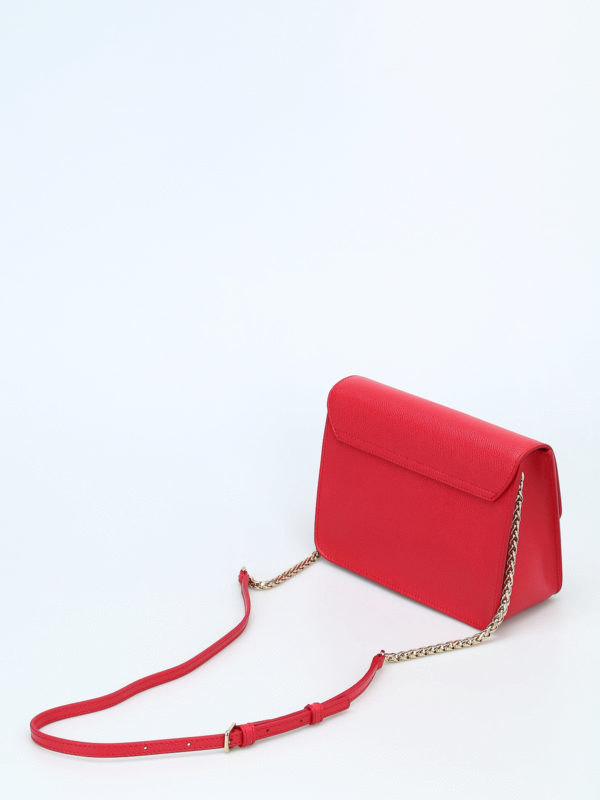 iKRIX FURLA: cross body bags - Metropolis S red leather bag