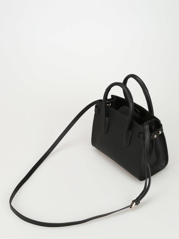 iKRIX FURLA: cross body bags - Pin Mini tote style black cross body bag