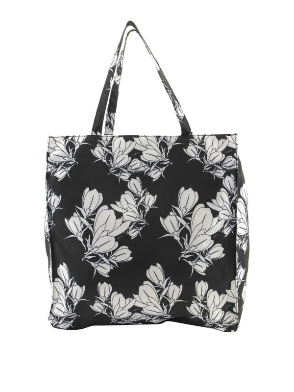 iKRIX FURLA: totes bags - Digit magnolia print shopping bag
