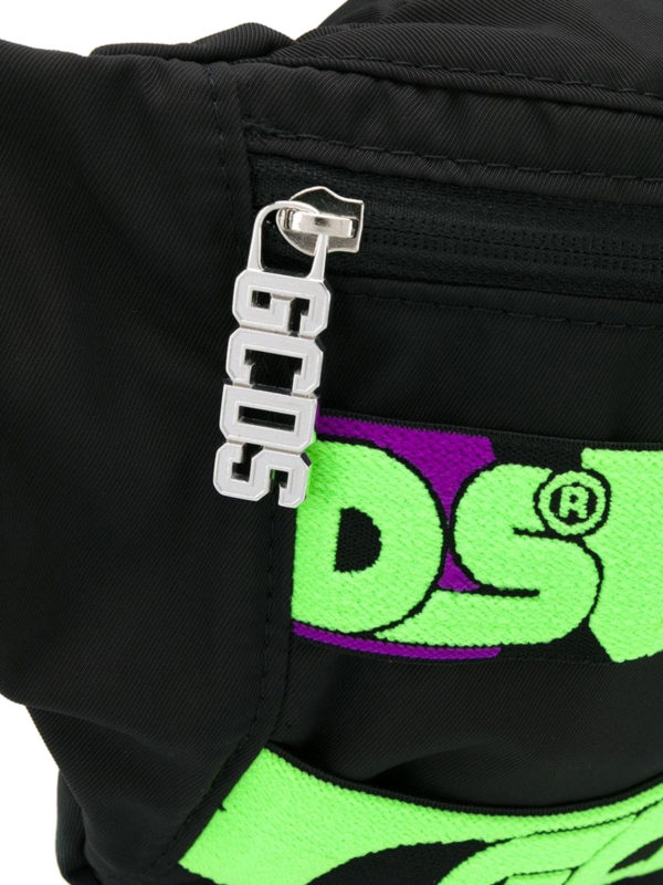 iKRIX GCDS: belt bags - Logo elasticated band belt bag