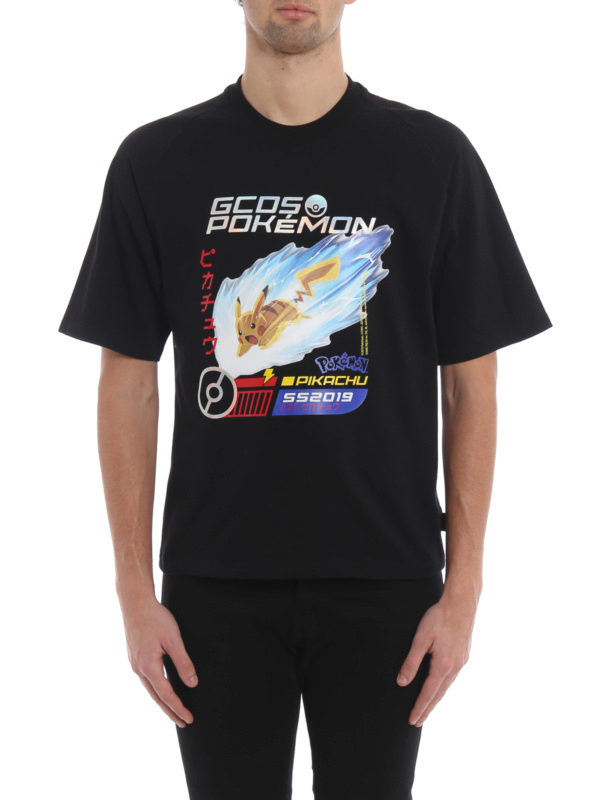 iKRIX GCDS: t-shirts - Pokémon print black T-shirt