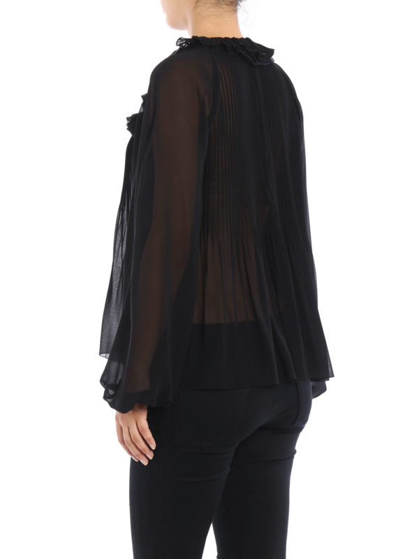 iKRIX GIAMBA: blouses - Ruched pleated blouse