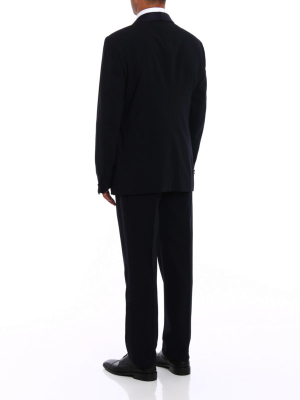 iKRIX GIORGIO ARMANI: dinner suits - Blue cool wool tuxedo suit