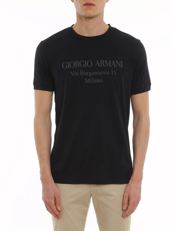 iKRIX GIORGIO ARMANI: T-shirts - T-Shirt - Dunkelblau