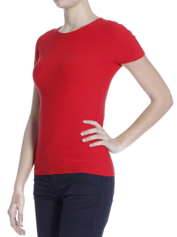 iKRIX GIORGIO ARMANI: t-shirts - Ribbed viscose T-shirt