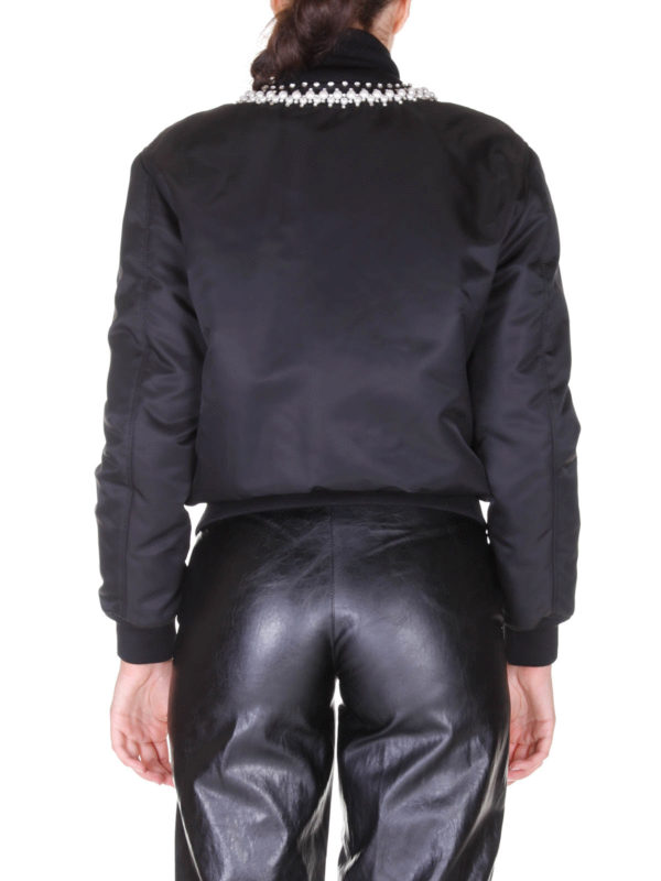 iKRIX GIVENCHY: bombers - Embellished tech fabric bomber jacket