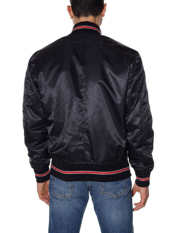 iKRIX GIVENCHY: bombers - Logo patch nylon bomber jacket