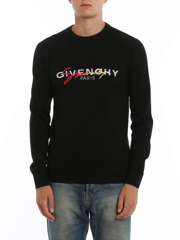 iKRIX GIVENCHY: Suéteres con cuello pico - Suéter Cuello Redondo - Negro