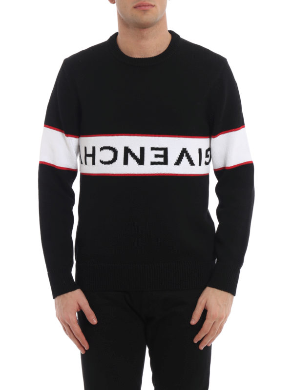 iKRIX GIVENCHY: Strickpullover mit Rundhalsausschnitt - Rundhalspullover - Schwarz