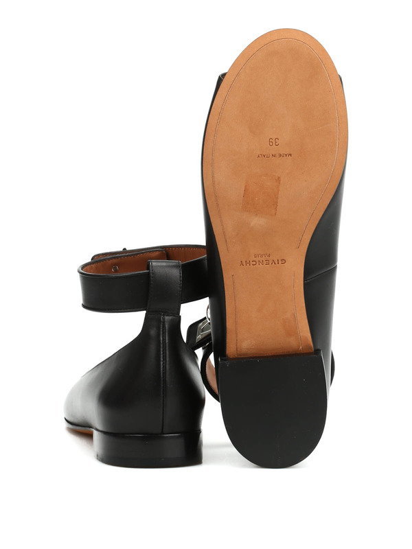 iKRIX GIVENCHY: flat shoes - Leather open toe flats