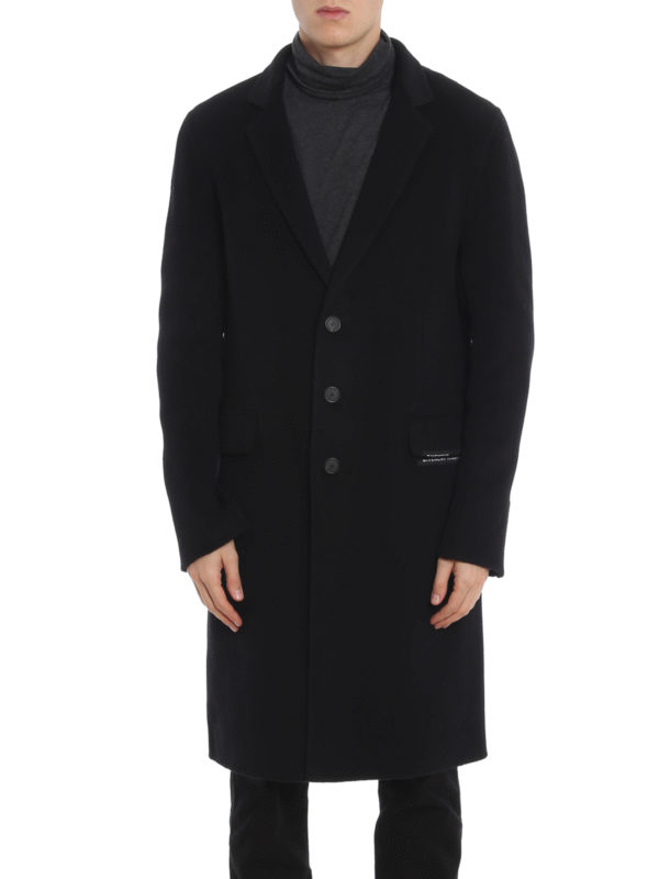 iKRIX GIVENCHY: knee length coats - Wool cashmere blend coat