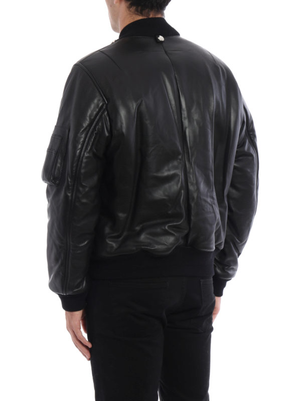 iKRIX GIVENCHY: leather jacket - Padded soft leather jacket