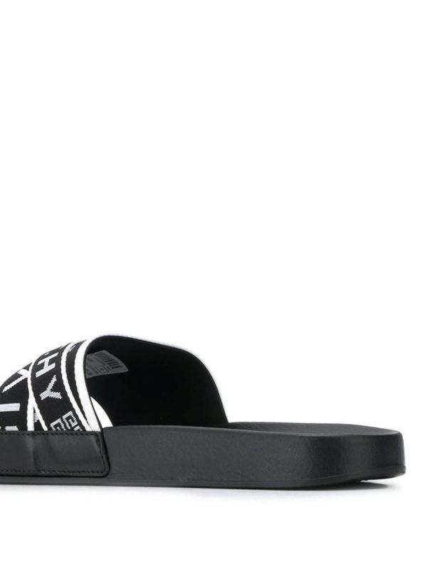 Givenchy 4g webbing sandals in outlet rubber