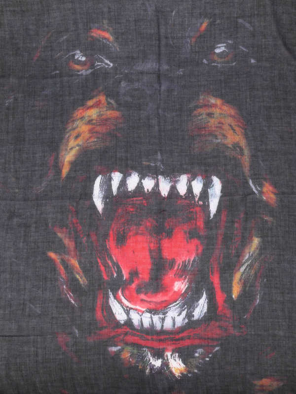 iKRIX GIVENCHY: scarves - Rottweiler cashmere scarf