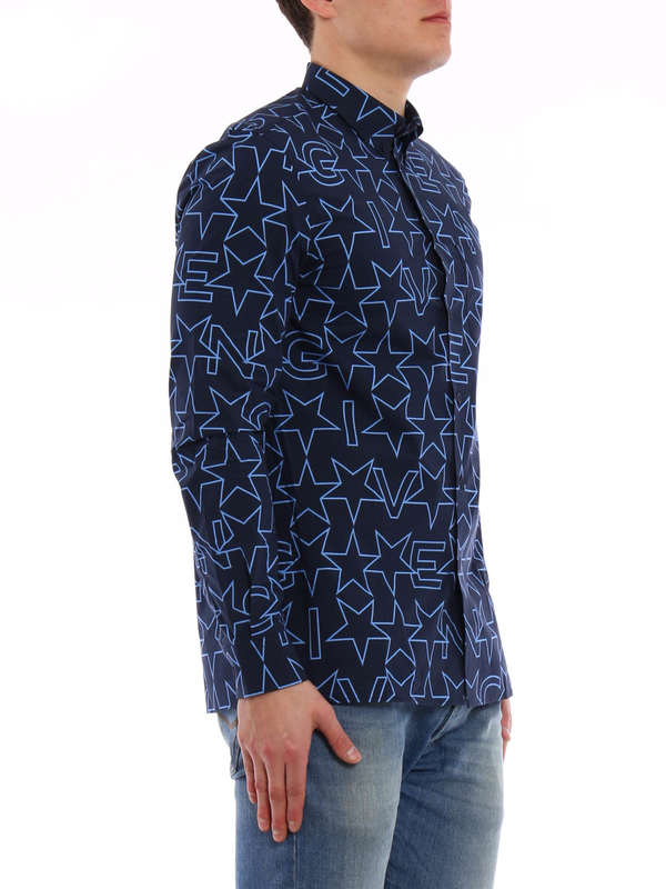 iKRIX GIVENCHY: shirts - Star patterned cotton shirt