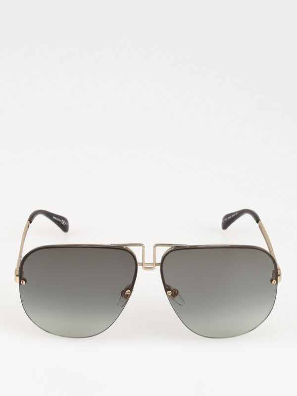 iKRIX GIVENCHY: sunglasses - Green lens aviator sunglasses