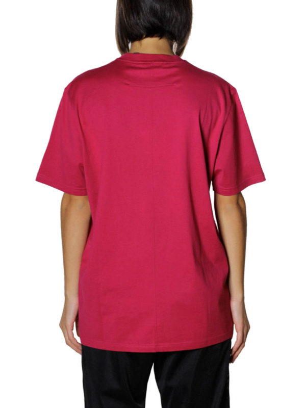 iKRIX GIVENCHY: t-shirts - Rottweiler print fuchsia T-shirt