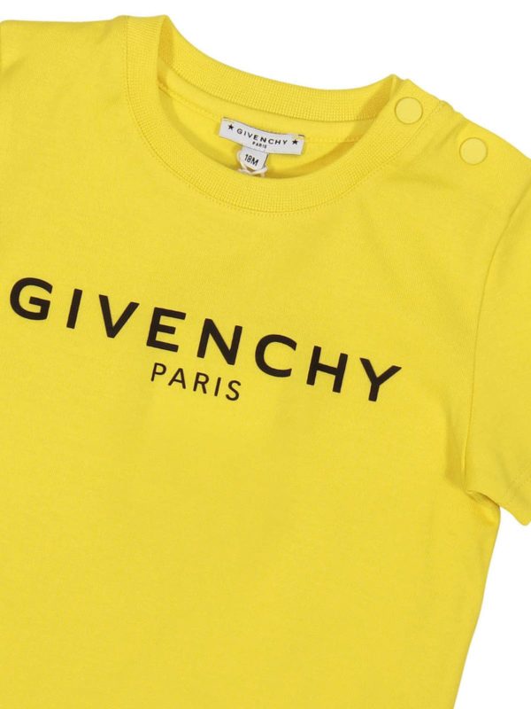 iKRIX GIVENCHY: t-shirts - Yellow t-shirt with logo