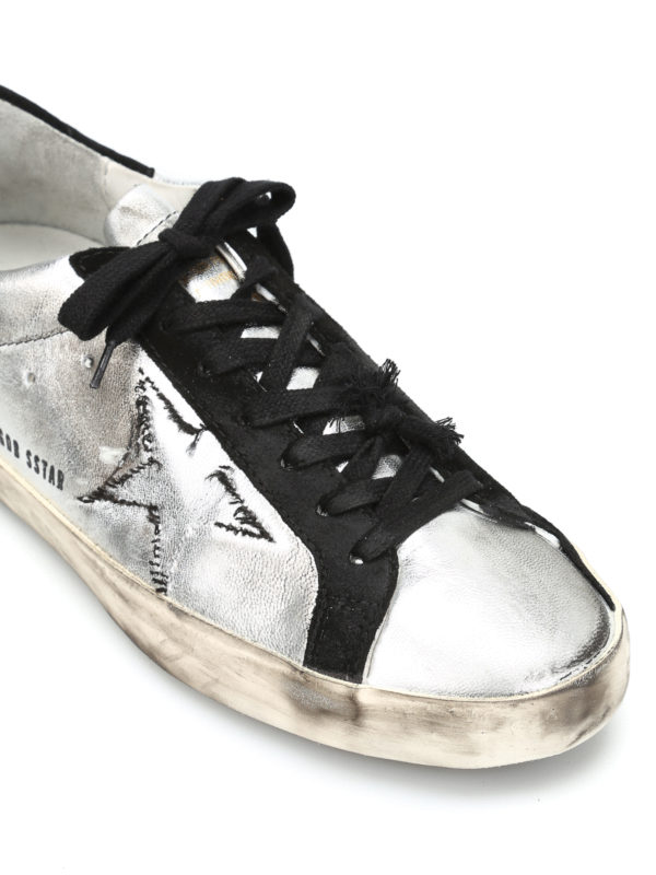 iKRIX GOLDEN GOOSE: trainers - Superstar dirty effect sneakers