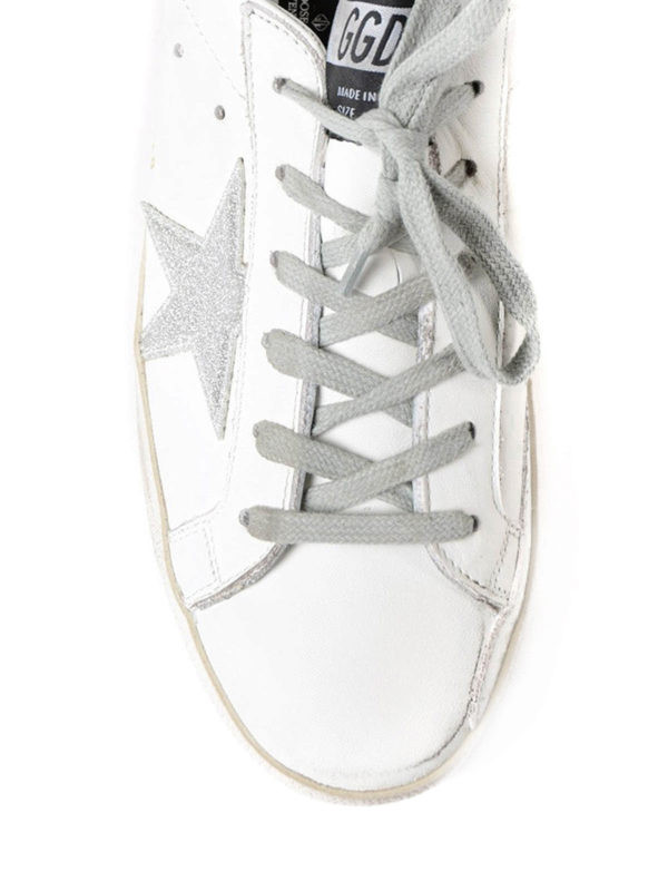 iKRIX GOLDEN GOOSE: trainers - Superstar glitter detail sneakers