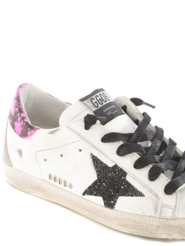 iKRIX GOLDEN GOOSE: trainers - Superstar python printed heel tab sneakers