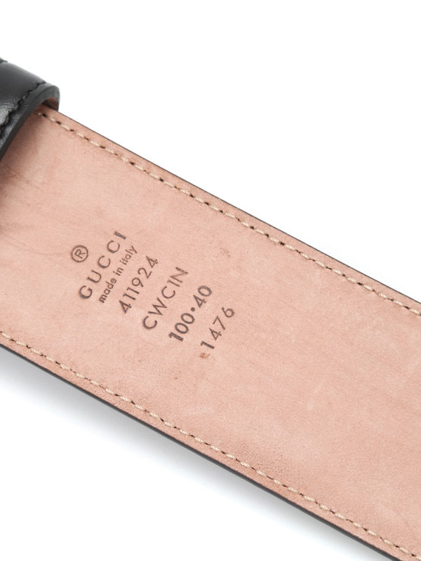 iKRIX GUCCI: belts - Interlocking GG leather belt