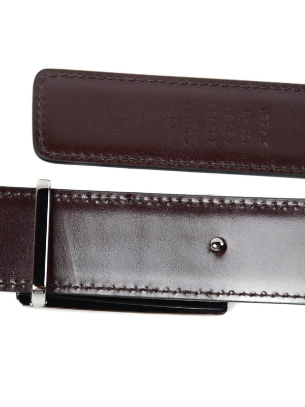 iKRIX GUCCI: Cinturones - Cinturón Negro Para Hombre