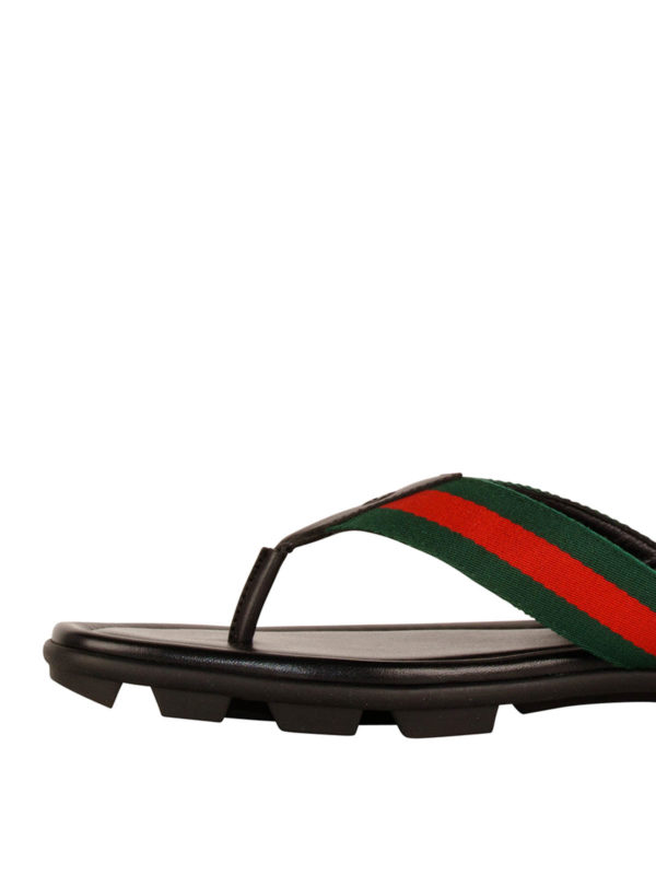 iKRIX GUCCI: flip flops - Leather flip flops