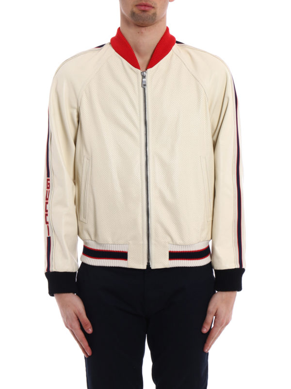 iKRIX GUCCI: Chaquetas de cuero - Chaqueta De Cuero - Blanco