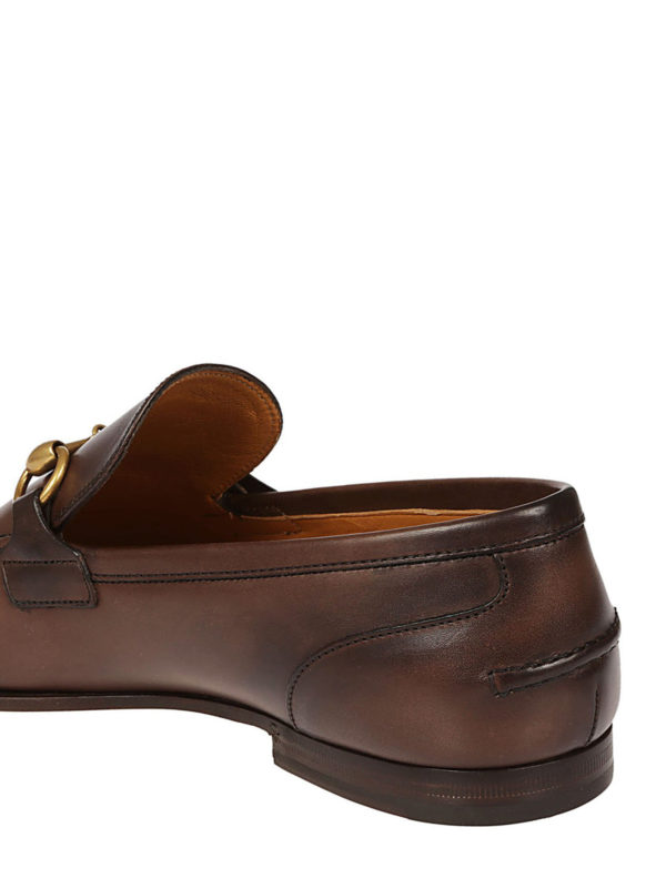 iKRIX GUCCI: Loafers & Slippers - Jordaan brushed leather loafers
